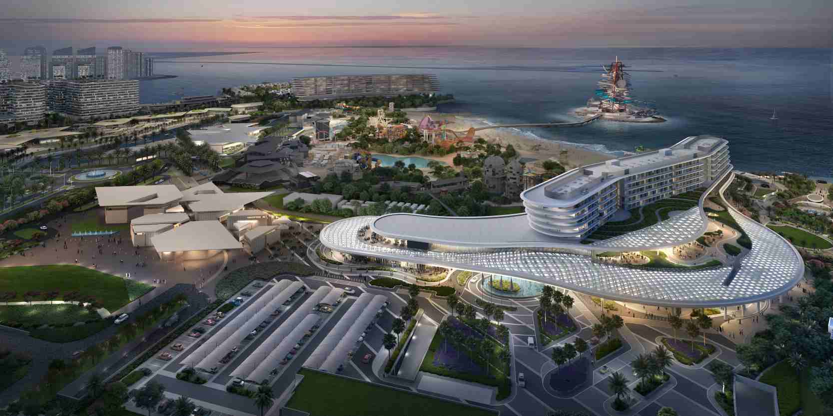 Katar, Beş Büyük Açılış - Qetaifan Island North
